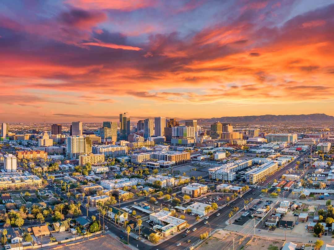 Phoenix city view